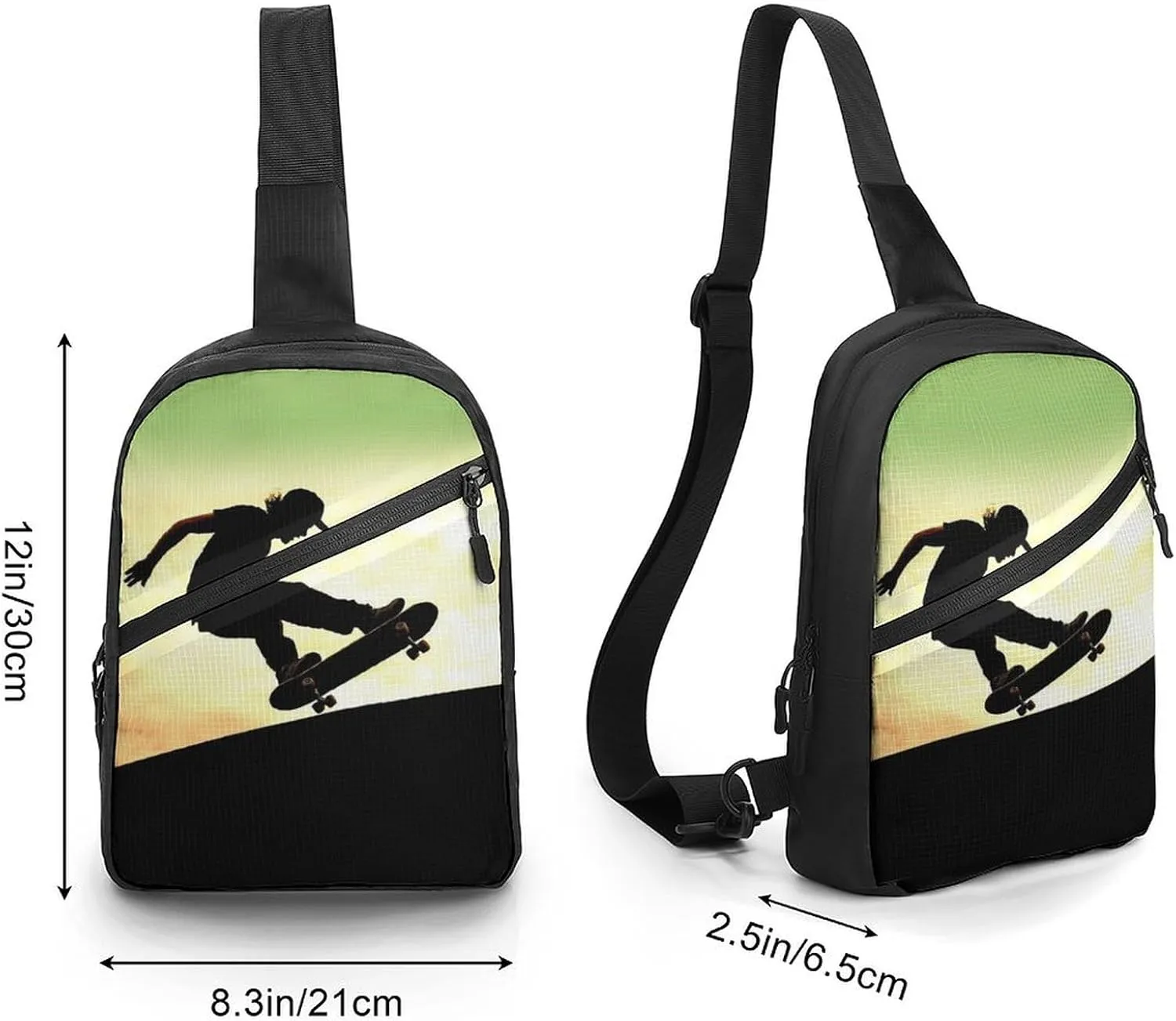 Crossbody Bag for Women Men Chest Bag Shih Tzu Dog Sling Bag Crossbody Shoulder Bag Sling Backpack