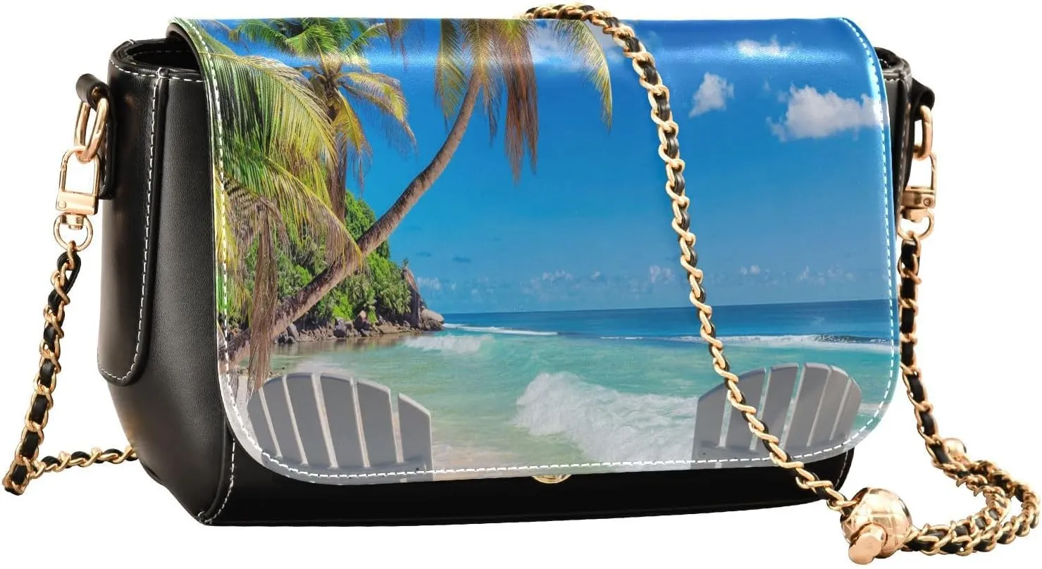Crossbody Bags for Women Trendy Women's Black Shoulder Bag Small PU Leather Flap Cross Body Bag Handbags