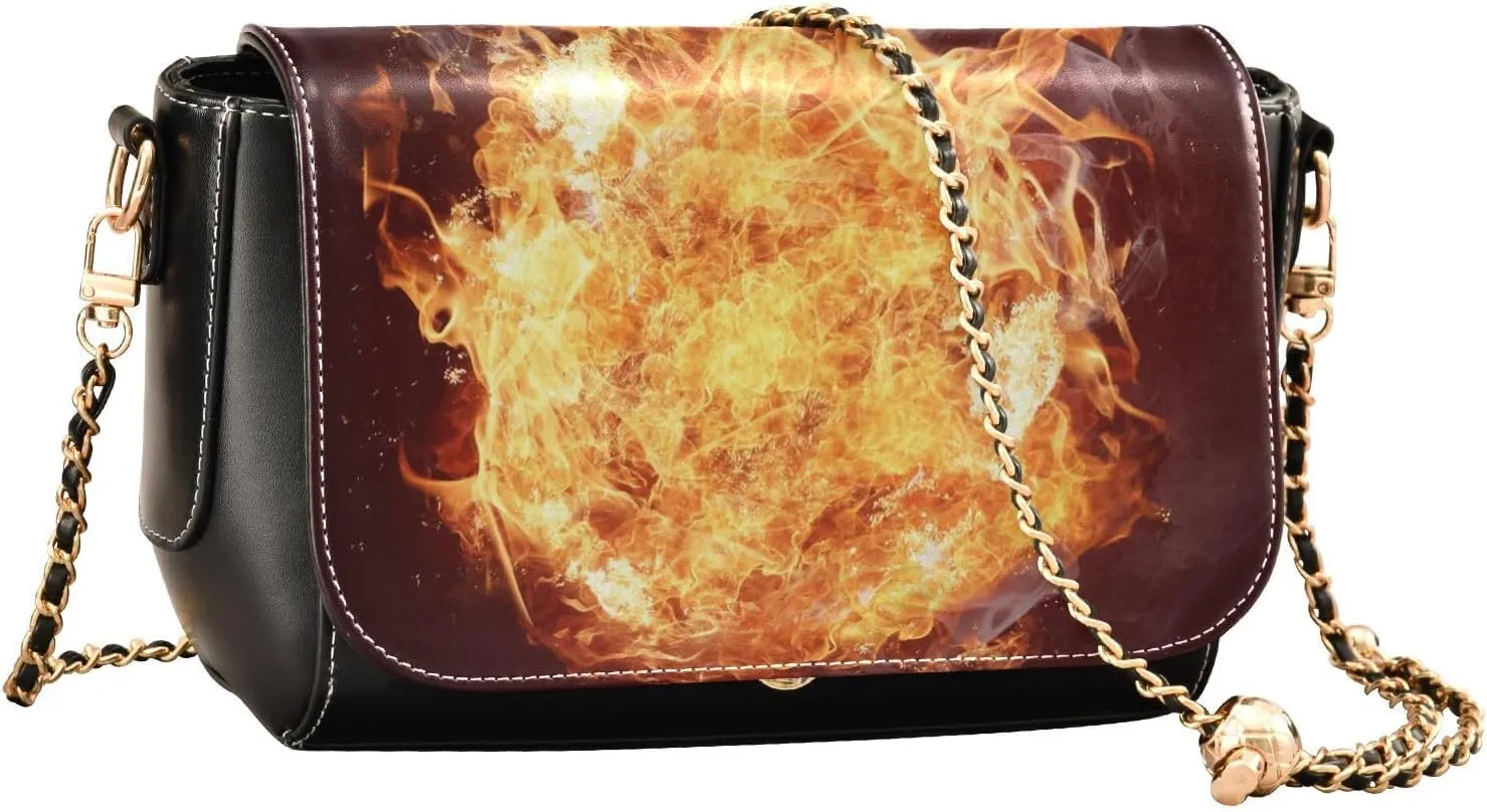Crossbody Bags for Women Trendy Women's Black Shoulder Bag Small PU Leather Flap Cross Body Bag Handbags