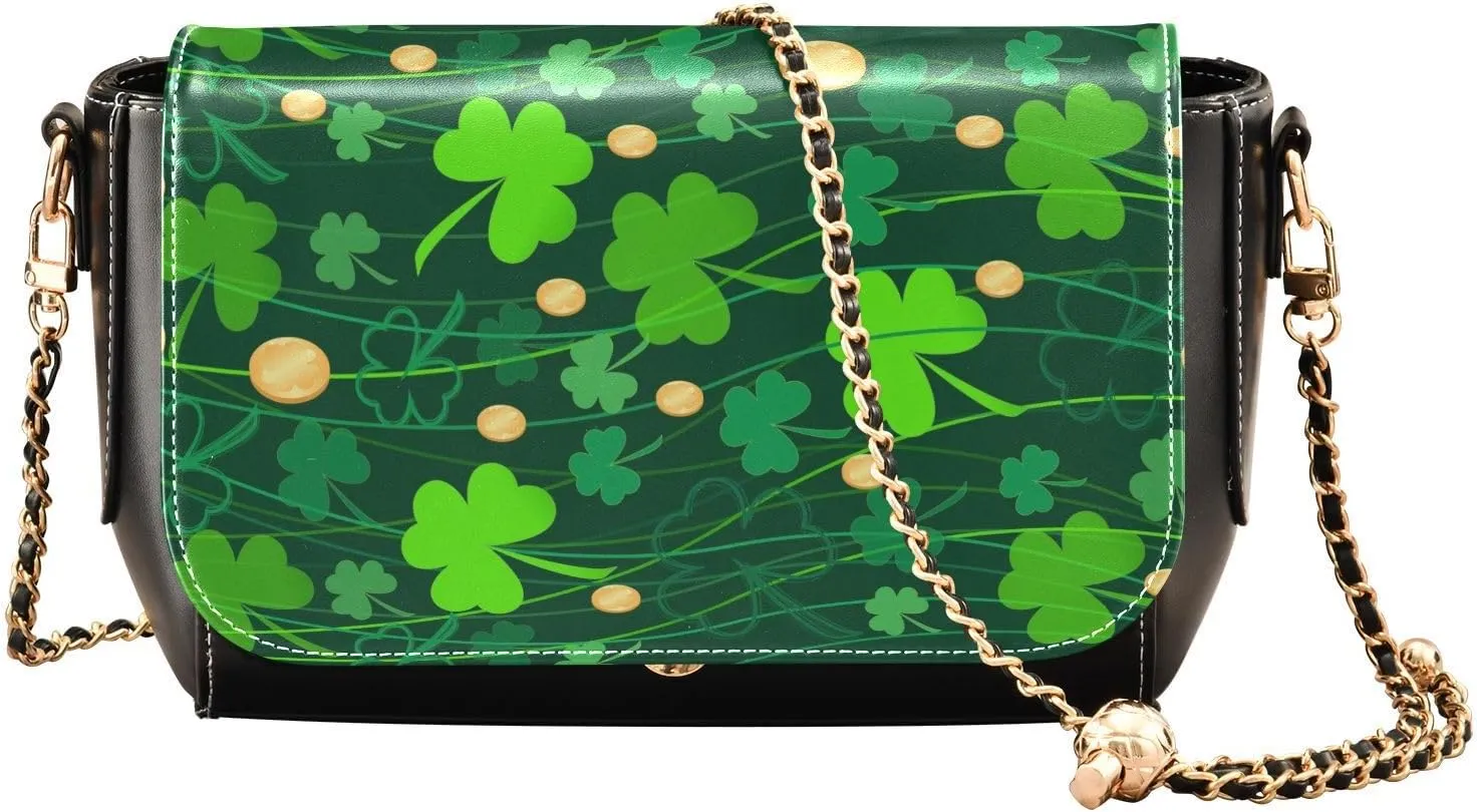 Crossbody Bags for Women Trendy Women's Black Shoulder Bag Small PU Leather Flap Cross Body Bag Handbags
