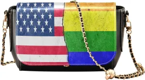 Crossbody Bags for Women Trendy Women's Black Shoulder Bag Small PU Leather Flap Cross Body Bag Handbags