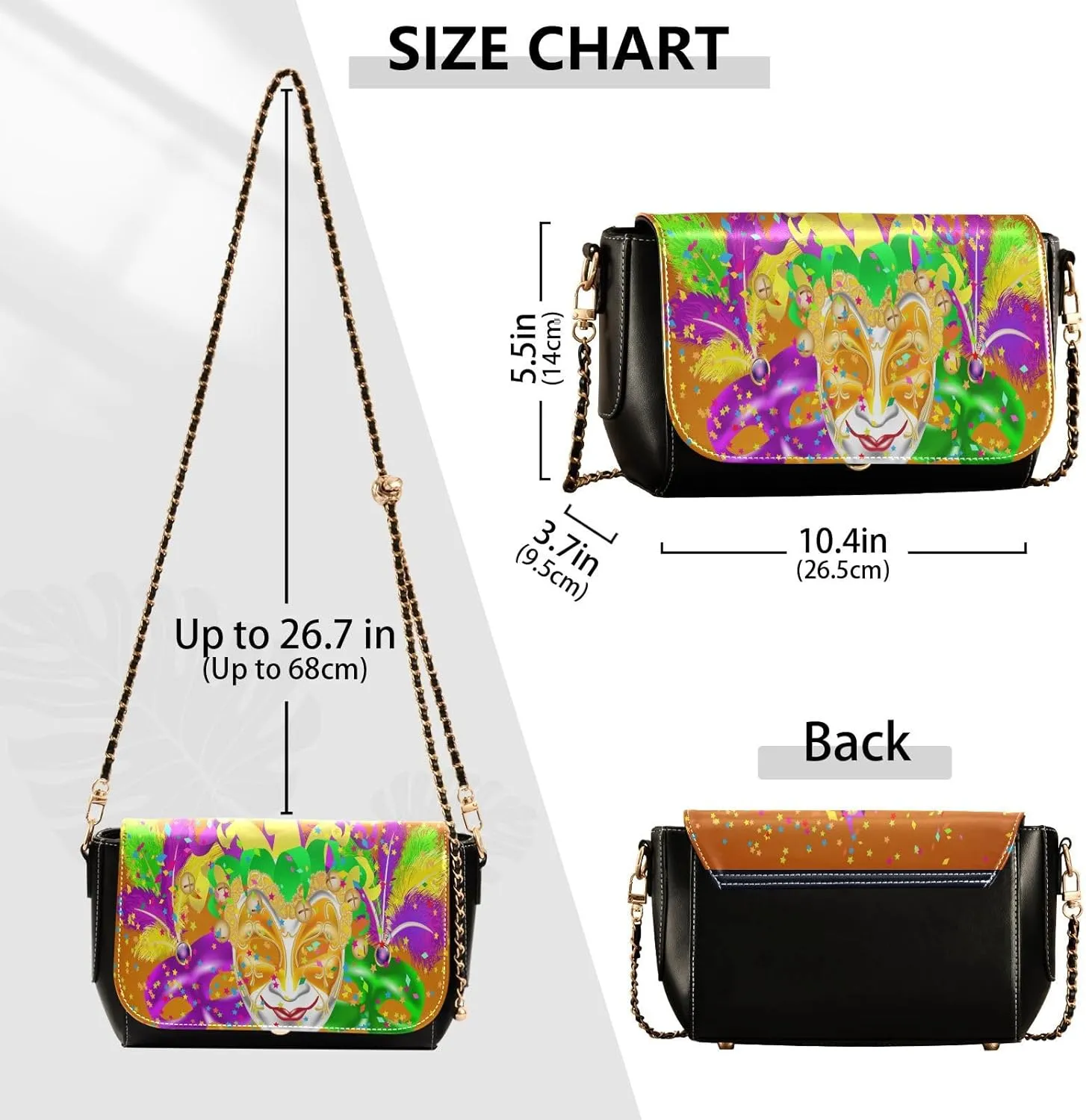 Crossbody Bags for Women Trendy Women's Black Shoulder Bag Small PU Leather Flap Cross Body Bag Handbags