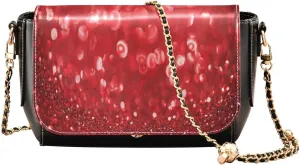 Crossbody Bags for Women Trendy Women's Black Shoulder Bag Small PU Leather Flap Cross Body Bag Handbags
