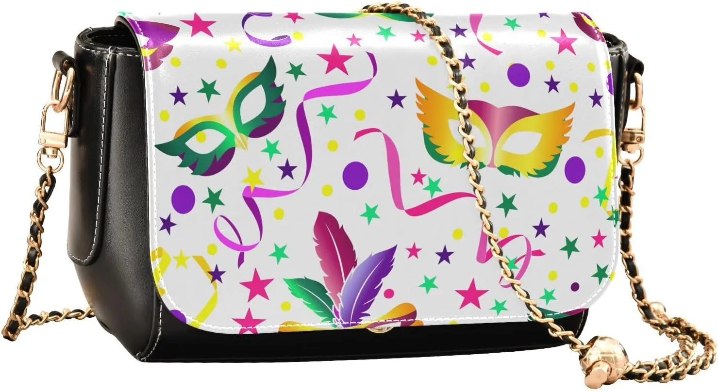 Crossbody Bags for Women Trendy Women's Black Shoulder Bag Small PU Leather Flap Cross Body Bag Handbags