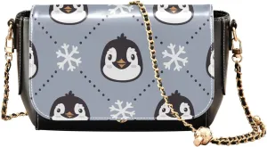 Crossbody Bags for Women Trendy Women's Black Shoulder Bag Small PU Leather Flap Cross Body Bag Handbags