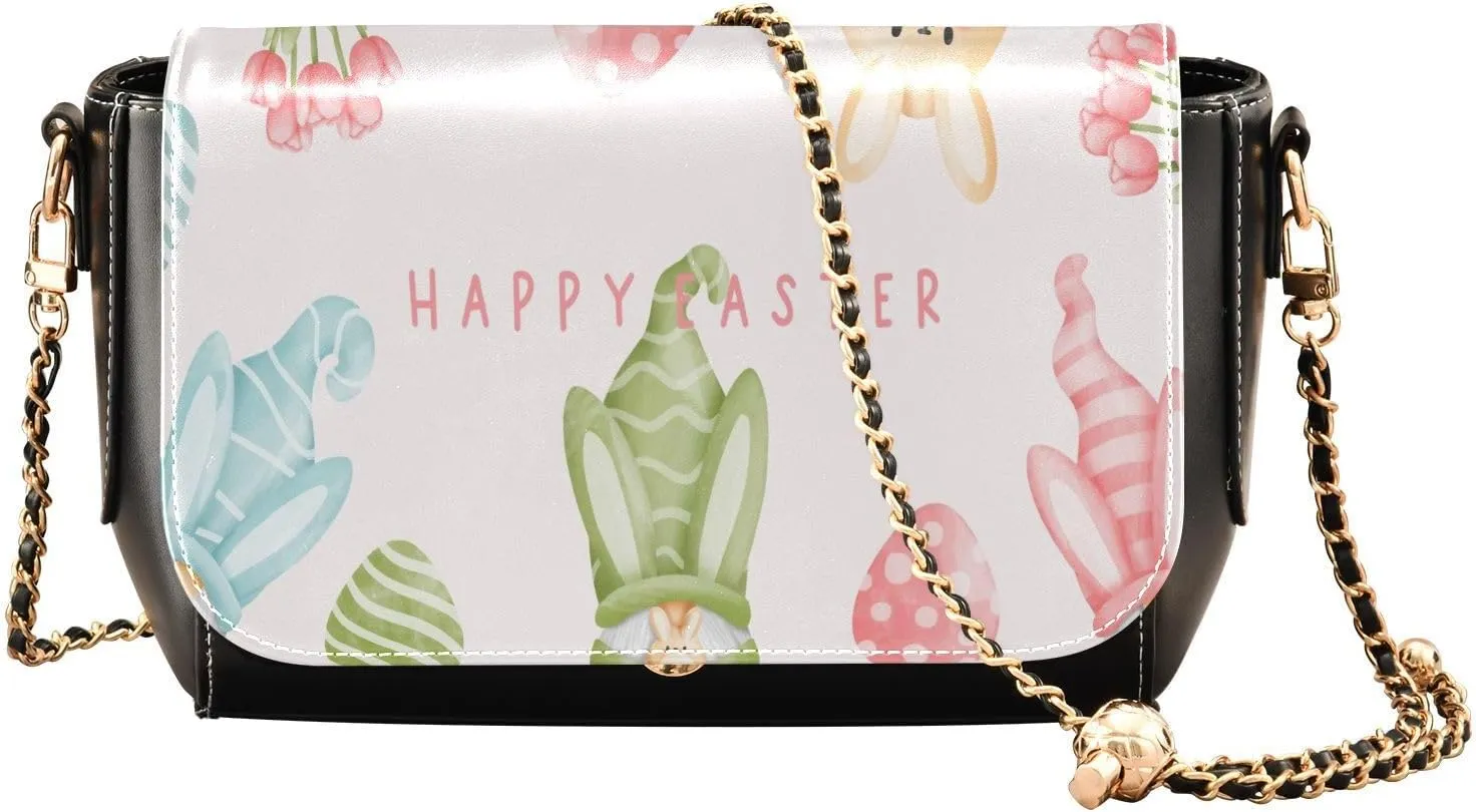 Crossbody Bags for Women Trendy Women's Black Shoulder Bag Small PU Leather Flap Cross Body Bag Handbags