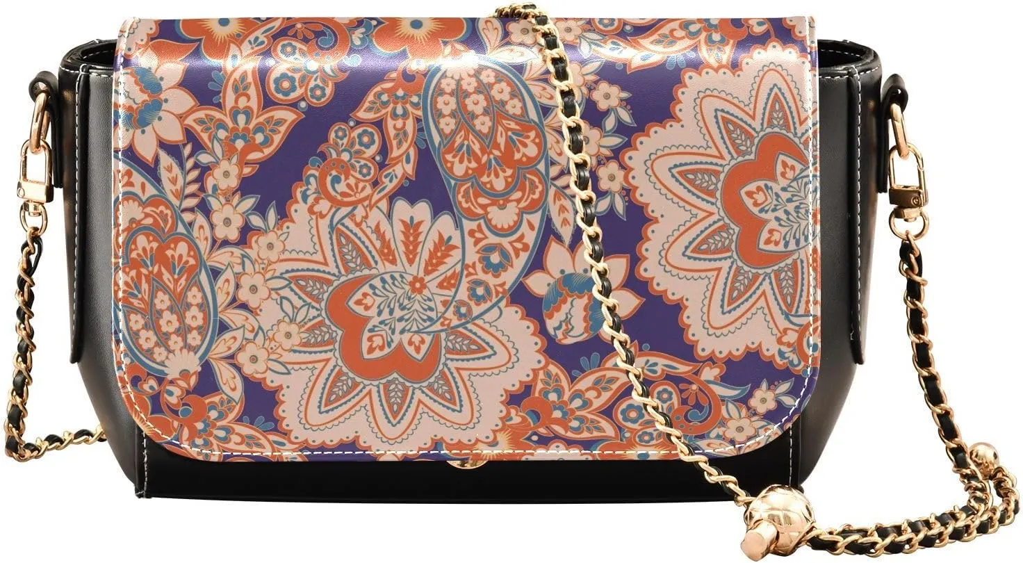 Crossbody Bags for Women Trendy Women's Black Shoulder Bag Small PU Leather Flap Cross Body Bag Handbags