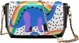 Crossbody Bags for Women Trendy Women's Black Shoulder Bag Small PU Leather Flap Cross Body Bag Handbags