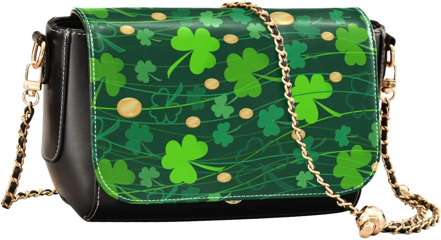 Crossbody Bags for Women Trendy Women's Black Shoulder Bag Small PU Leather Flap Cross Body Bag Handbags