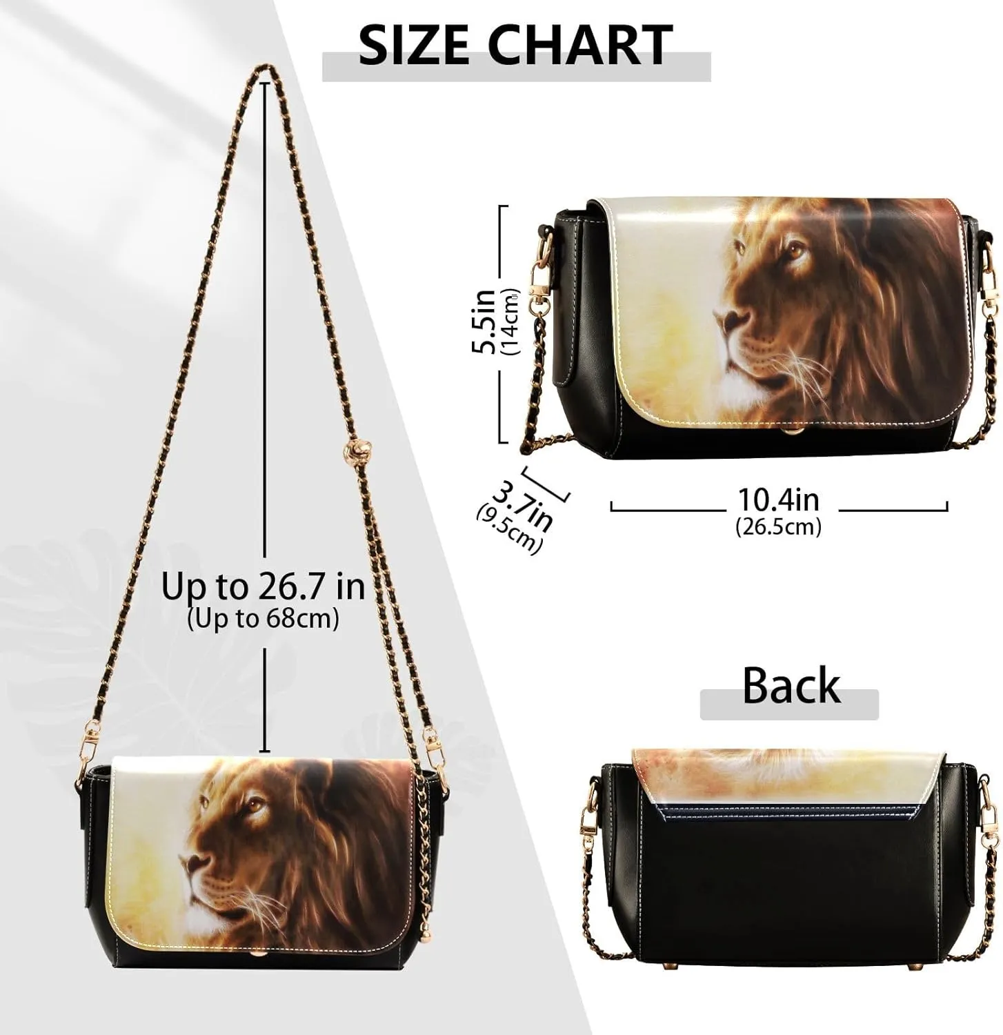 Crossbody Bags for Women Trendy Women's Black Shoulder Bag Small PU Leather Flap Cross Body Bag Handbags