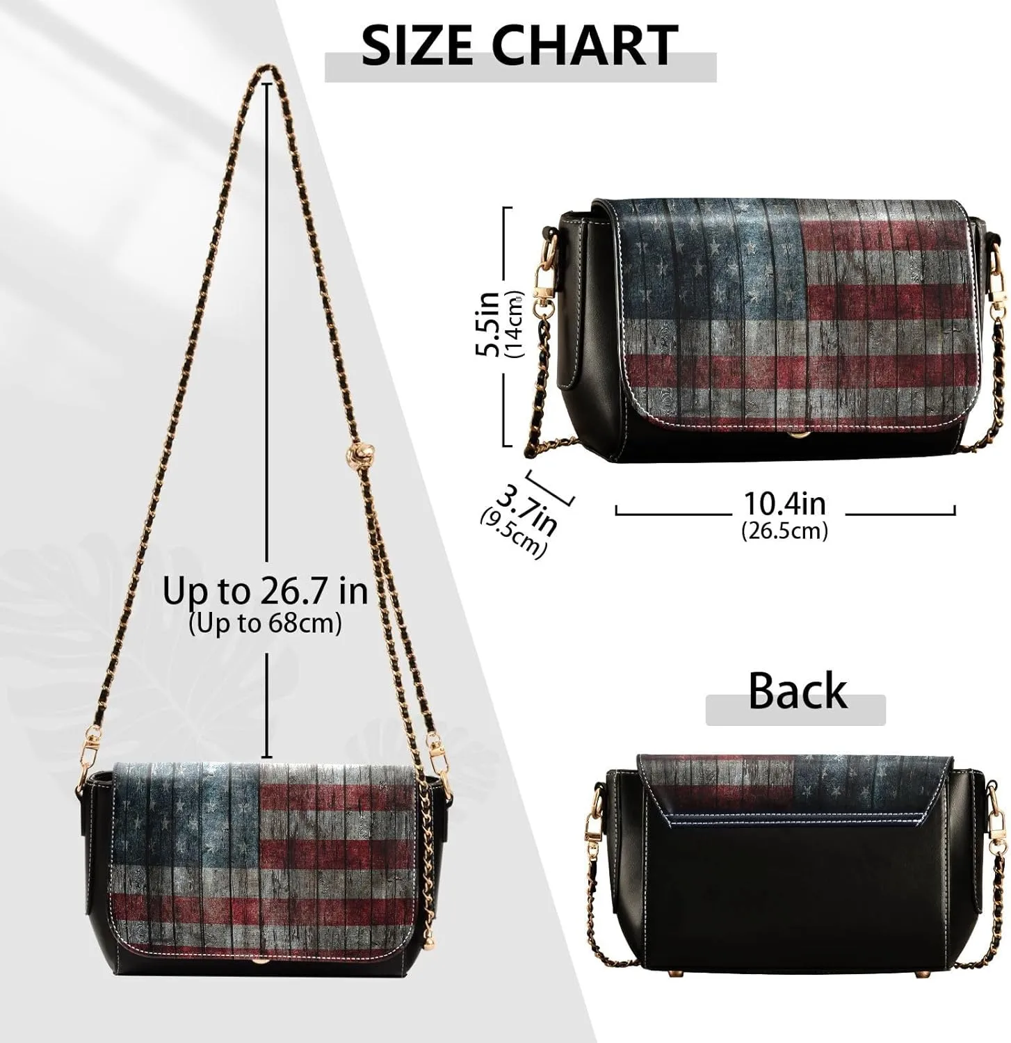Crossbody Bags for Women Trendy Women's Black Shoulder Bag Small PU Leather Flap Cross Body Bag Handbags