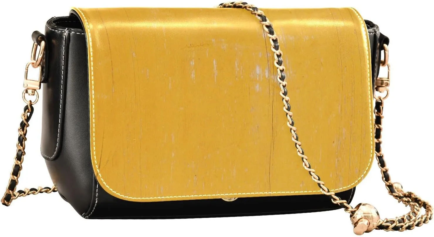 Crossbody Bags for Women Trendy Women's Black Shoulder Bag Small PU Leather Flap Cross Body Bag Handbags