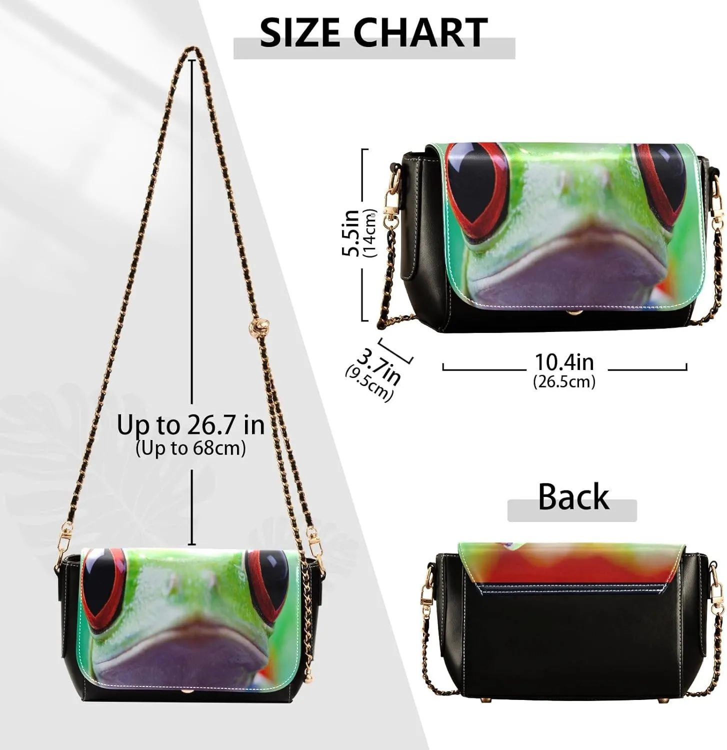 Crossbody Bags for Women Trendy Women's Black Shoulder Bag Small PU Leather Flap Cross Body Bag Handbags