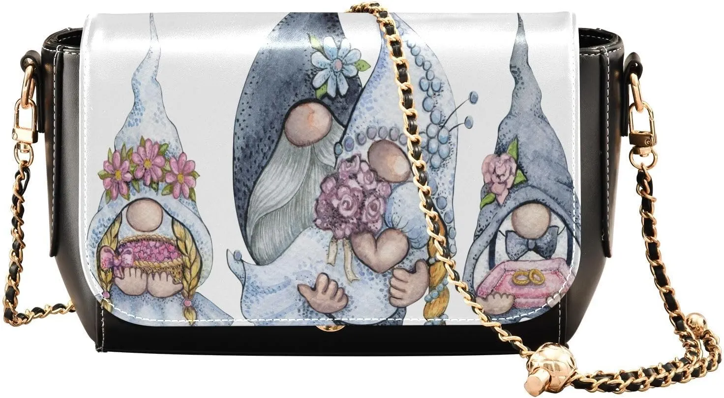 Crossbody Bags for Women Trendy Women's Black Shoulder Bag Small PU Leather Flap Cross Body Bag Handbags