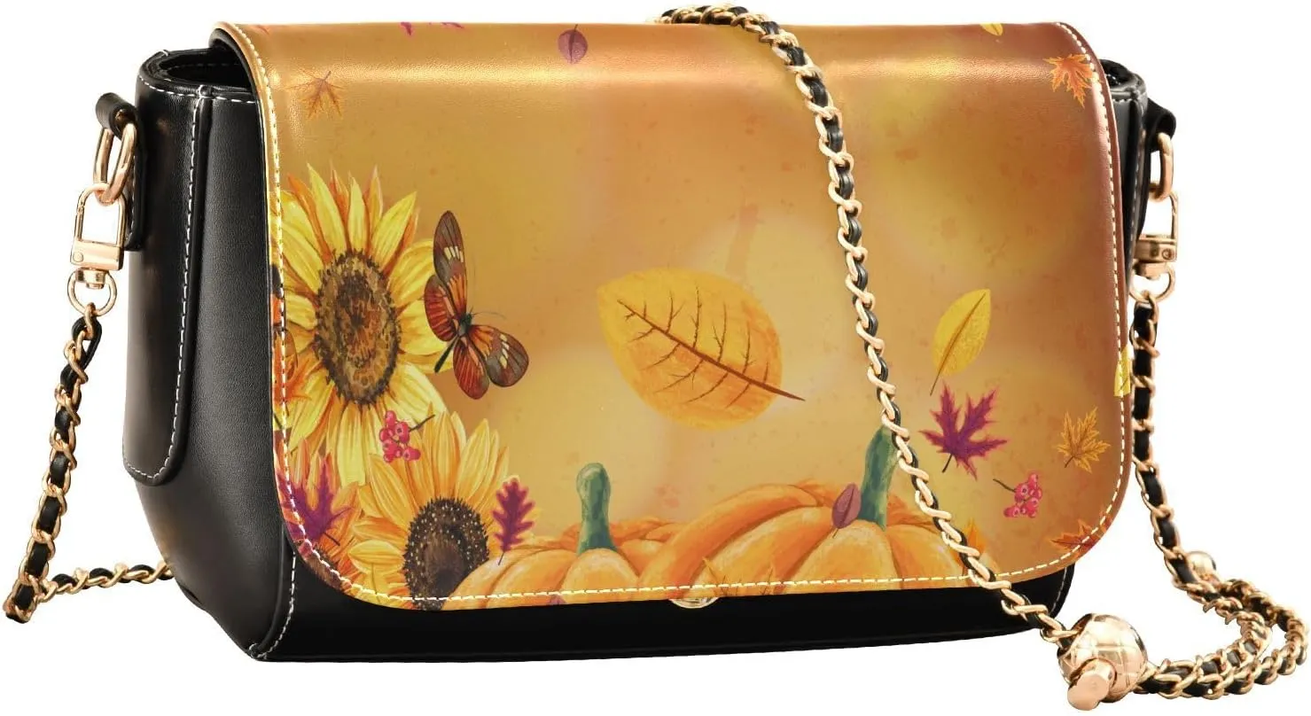Crossbody Bags for Women Trendy Women's Black Shoulder Bag Small PU Leather Flap Cross Body Bag Handbags