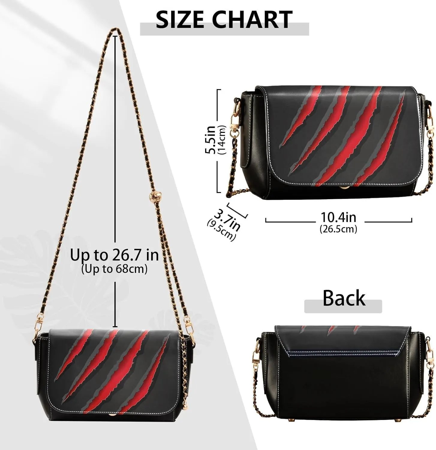 Crossbody Bags for Women Trendy Women's Black Shoulder Bag Small PU Leather Flap Cross Body Bag Handbags