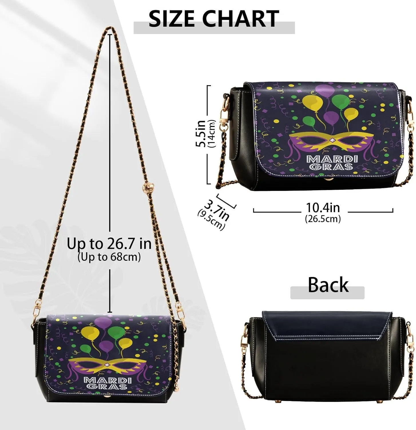 Crossbody Bags for Women Trendy Women's Black Shoulder Bag Small PU Leather Flap Cross Body Bag Handbags