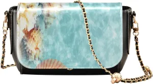 Crossbody Bags for Women Trendy Women's Black Shoulder Bag Small PU Leather Flap Cross Body Bag Handbags