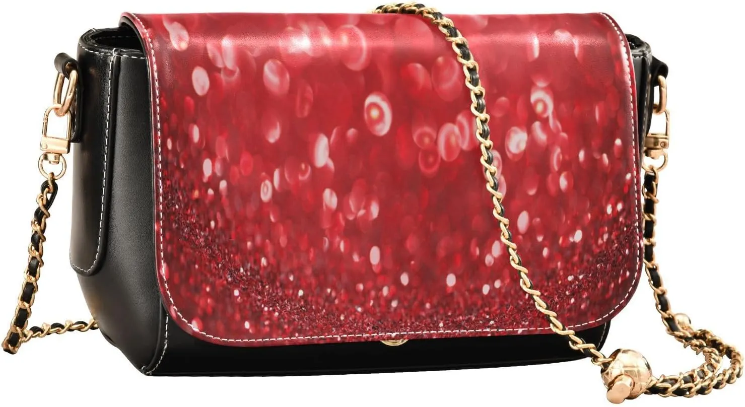 Crossbody Bags for Women Trendy Women's Black Shoulder Bag Small PU Leather Flap Cross Body Bag Handbags