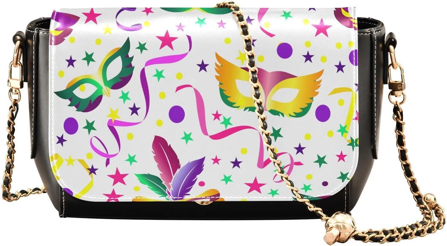 Crossbody Bags for Women Trendy Women's Black Shoulder Bag Small PU Leather Flap Cross Body Bag Handbags