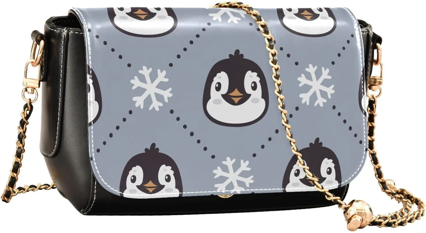 Crossbody Bags for Women Trendy Women's Black Shoulder Bag Small PU Leather Flap Cross Body Bag Handbags