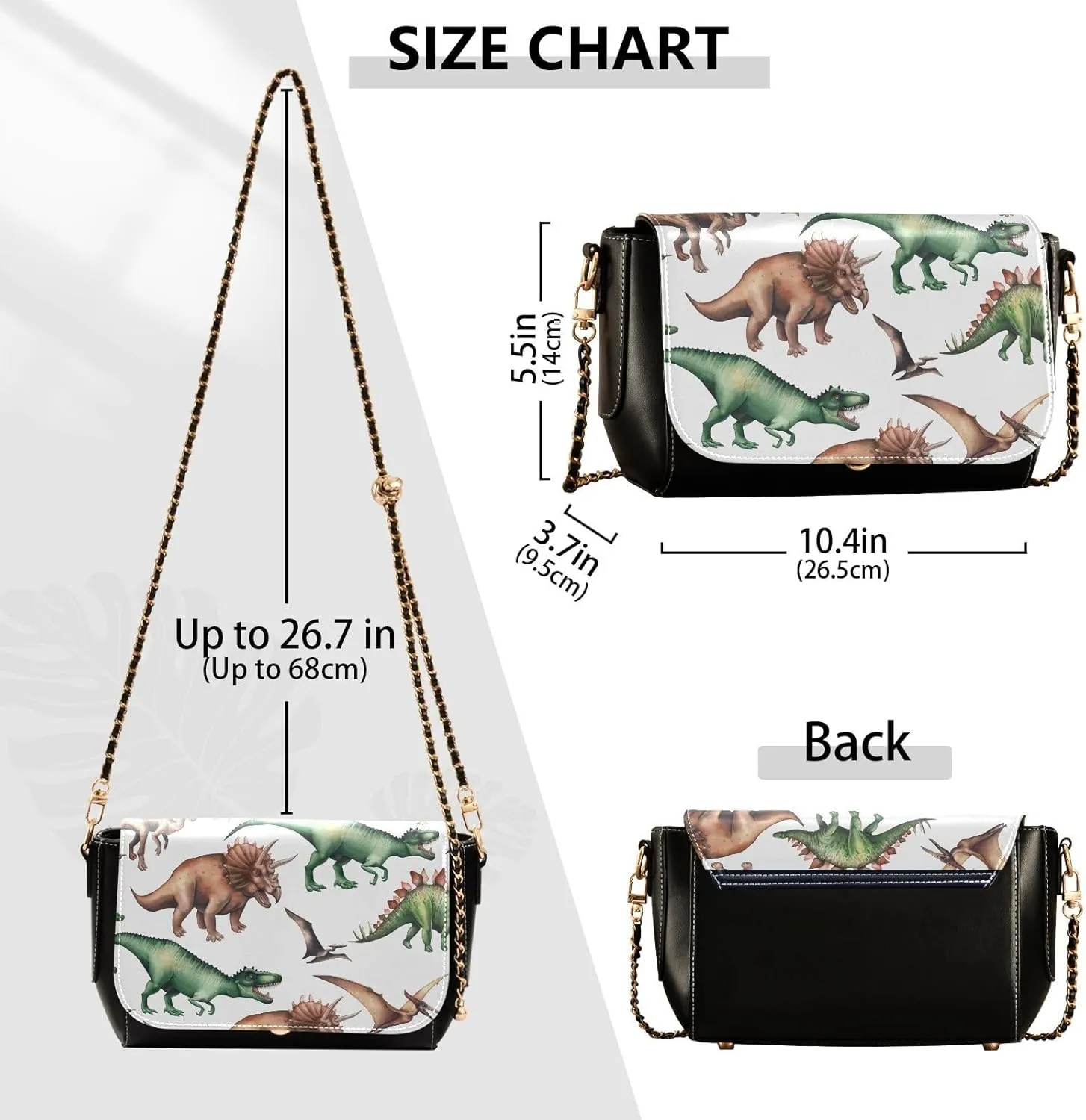 Crossbody Bags for Women Trendy Women's Black Shoulder Bag Small PU Leather Flap Cross Body Bag Handbags