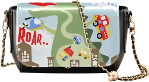 Crossbody Bags for Women Trendy Women's Black Shoulder Bag Small PU Leather Flap Cross Body Bag Handbags