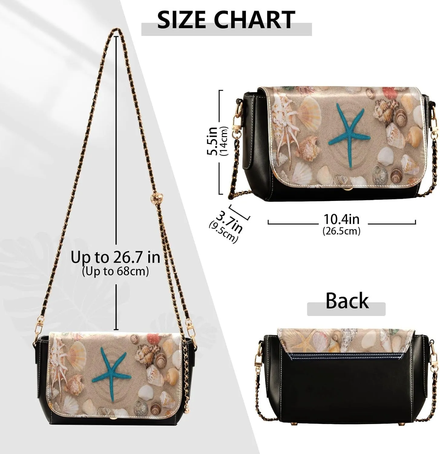 Crossbody Bags for Women Trendy Women's Black Shoulder Bag Small PU Leather Flap Cross Body Bag Handbags