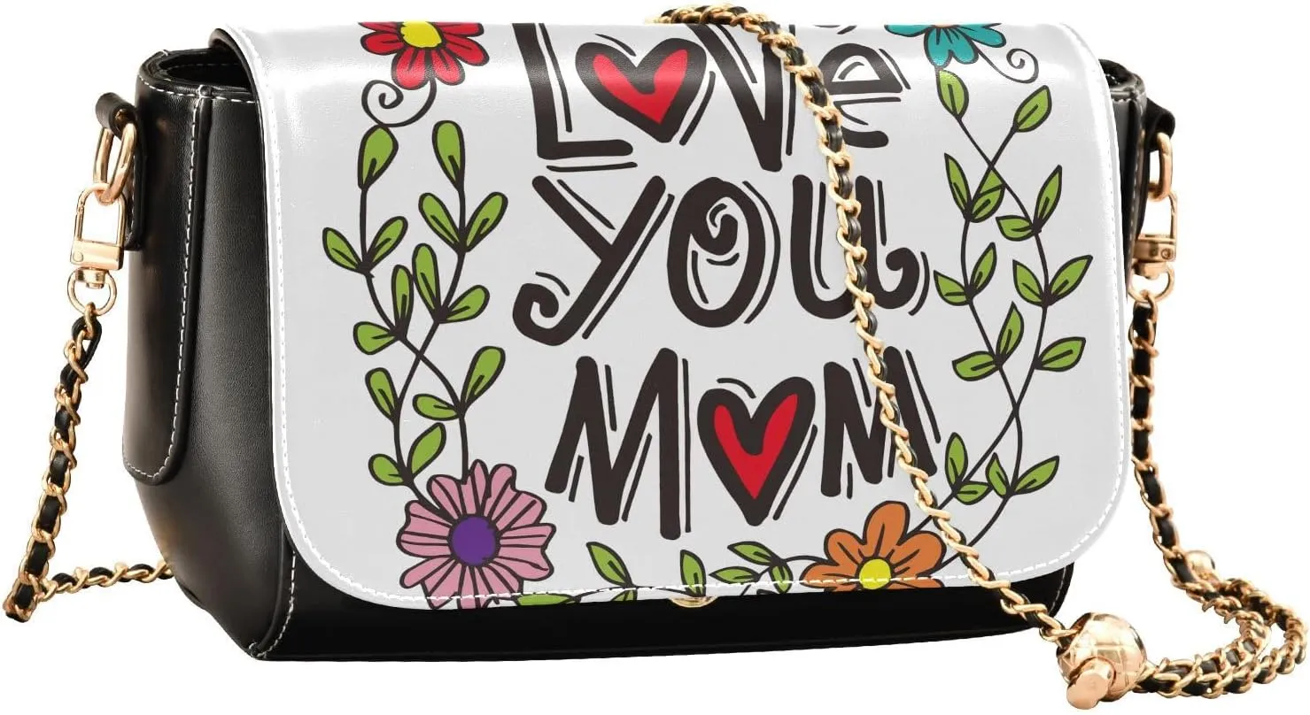 Crossbody Bags for Women Trendy Women's Black Shoulder Bag Small PU Leather Flap Cross Body Bag Handbags