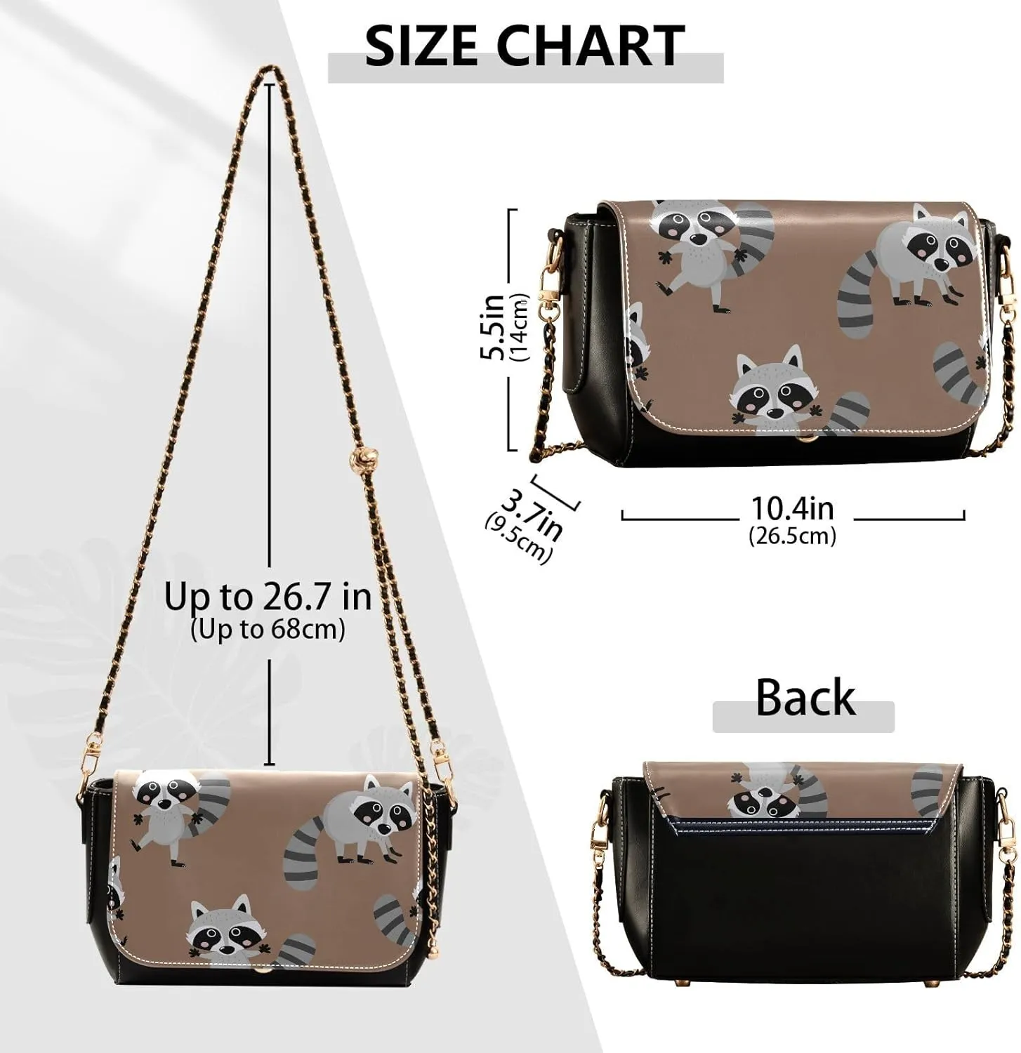 Crossbody Bags for Women Trendy Women's Black Shoulder Bag Small PU Leather Flap Cross Body Bag Handbags