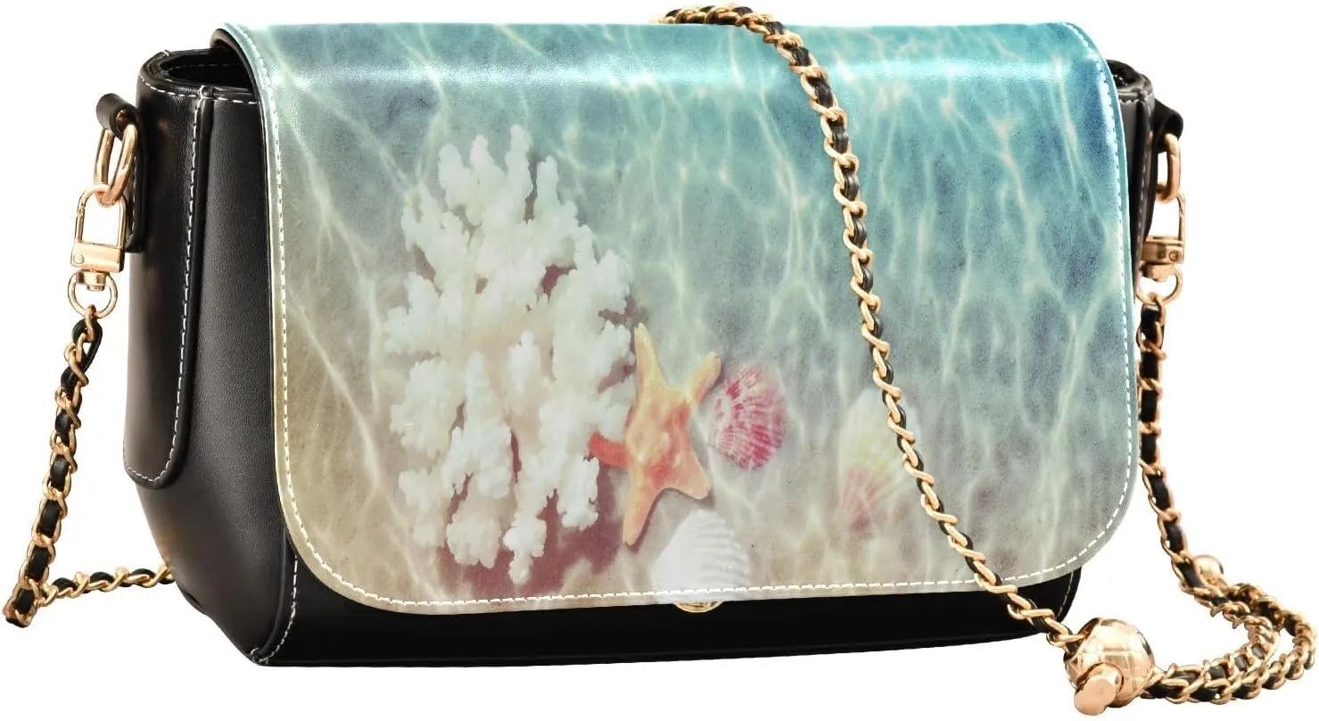 Crossbody Bags for Women Trendy Women's Black Shoulder Bag Small PU Leather Flap Cross Body Bag Handbags
