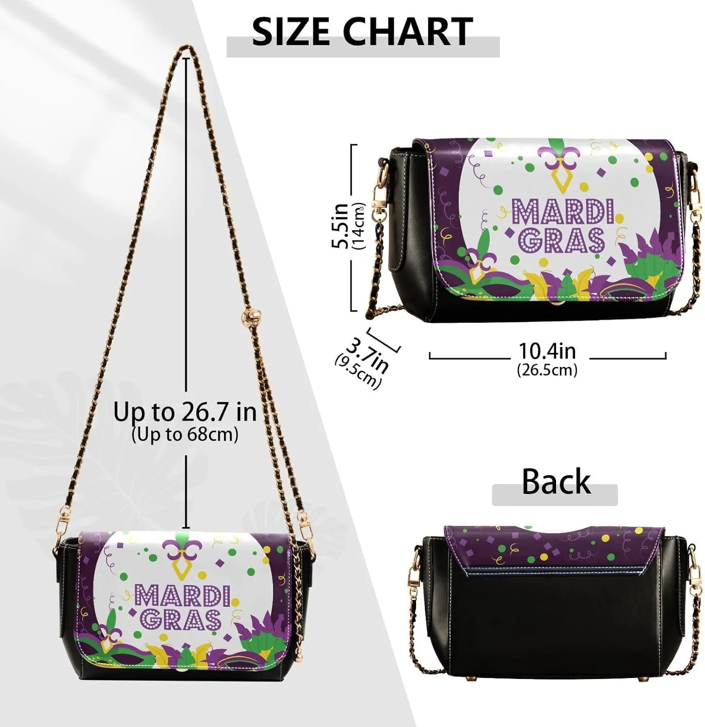 Crossbody Bags for Women Trendy Women's Black Shoulder Bag Small PU Leather Flap Cross Body Bag Handbags