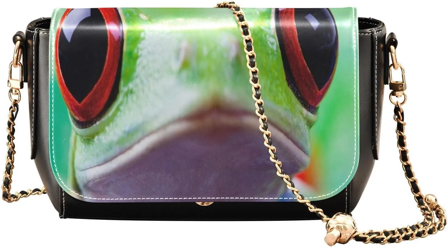Crossbody Bags for Women Trendy Women's Black Shoulder Bag Small PU Leather Flap Cross Body Bag Handbags