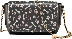 Crossbody Bags for Women Trendy Women's Black Shoulder Bag Small PU Leather Flap Cross Body Bag Handbags