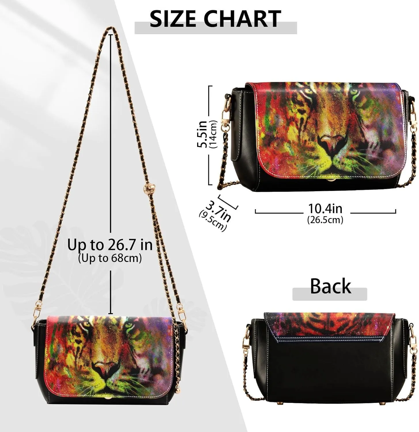 Crossbody Bags for Women Trendy Women's Black Shoulder Bag Small PU Leather Flap Cross Body Bag Handbags