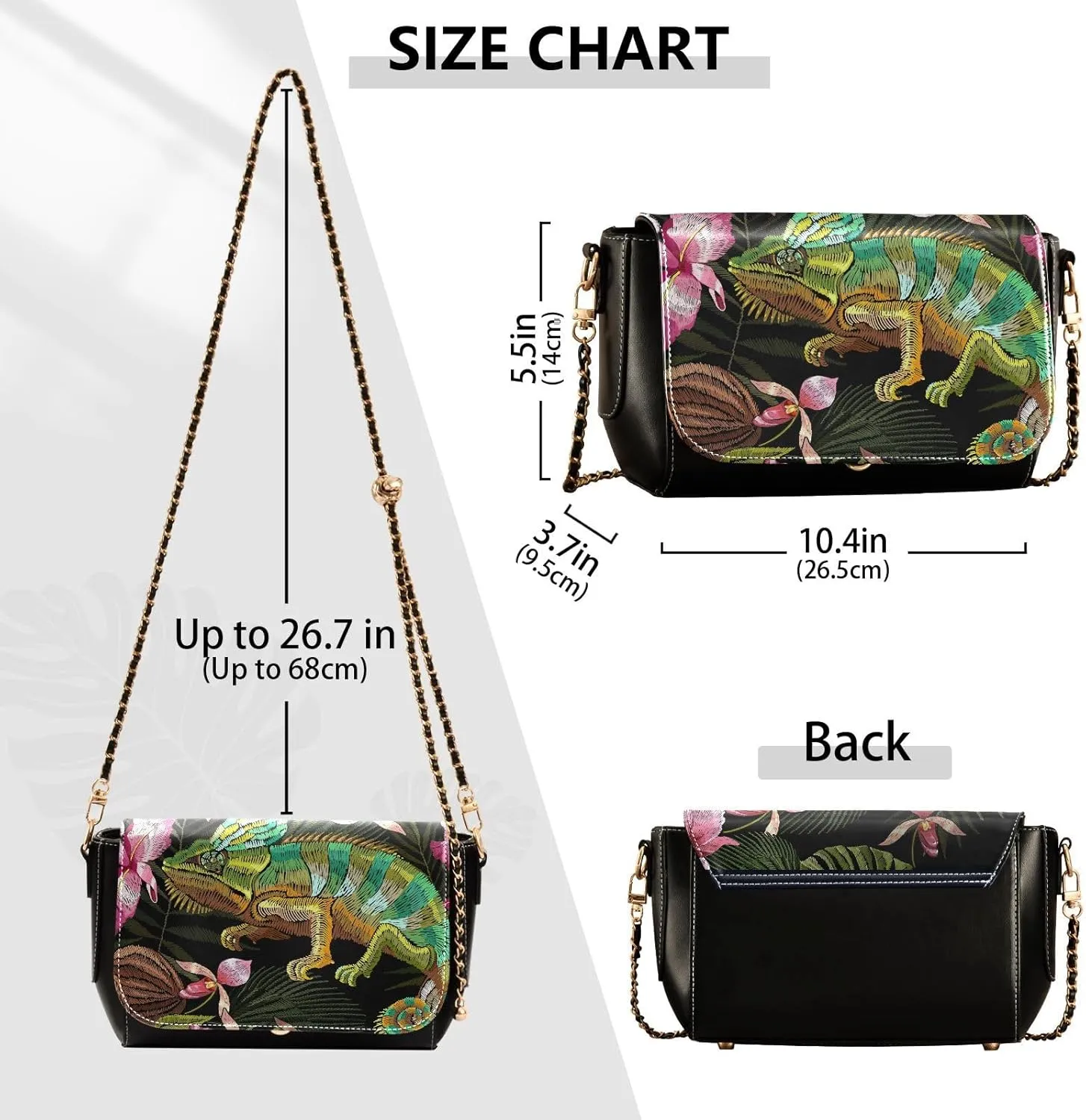 Crossbody Bags for Women Trendy Women's Black Shoulder Bag Small PU Leather Flap Cross Body Bag Handbags