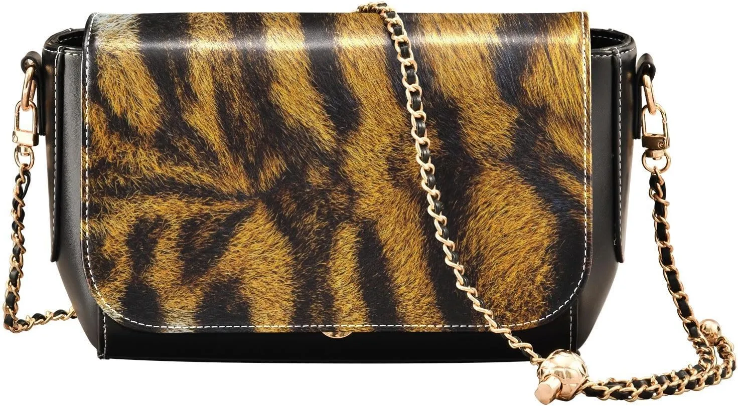 Crossbody Bags for Women Trendy Women's Black Shoulder Bag Small PU Leather Flap Cross Body Bag Handbags