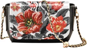 Crossbody Bags for Women Trendy Women's Black Shoulder Bag Small PU Leather Flap Cross Body Bag Handbags