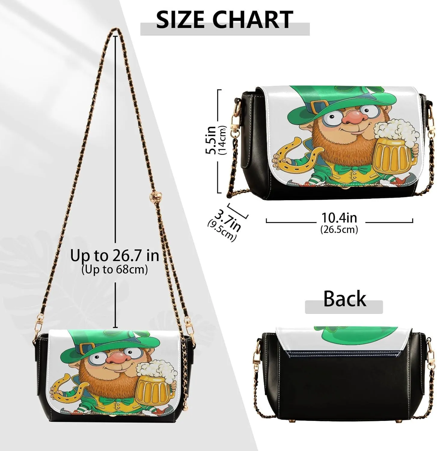 Crossbody Bags for Women Trendy Women's Black Shoulder Bag Small PU Leather Flap Cross Body Bag Handbags