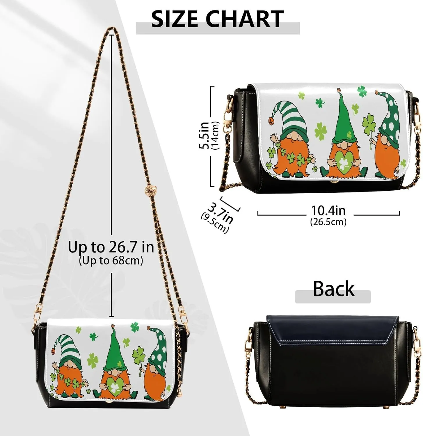 Crossbody Bags for Women Trendy Women's Black Shoulder Bag Small PU Leather Flap Cross Body Bag Handbags