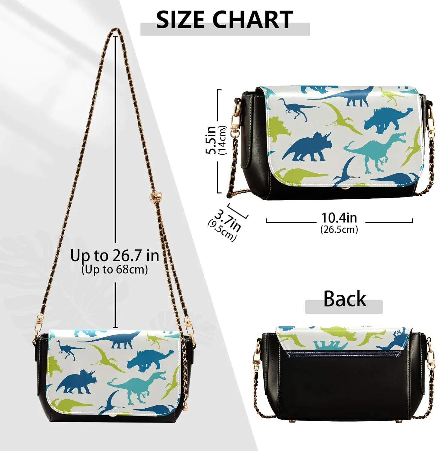 Crossbody Bags for Women Trendy Women's Black Shoulder Bag Small PU Leather Flap Cross Body Bag Handbags