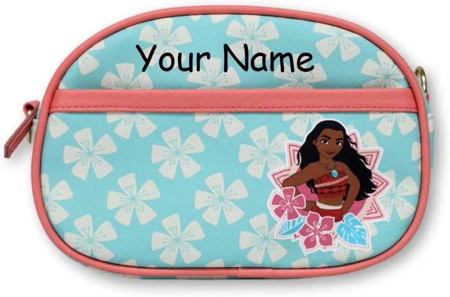 Crossbody Bags with Disney, Bluey and Hello Kitty Characters Licensed Purse Personalized and Non-Personalized Options