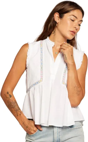 Current/Elliott Women's The Solace Sleeveless Blouse