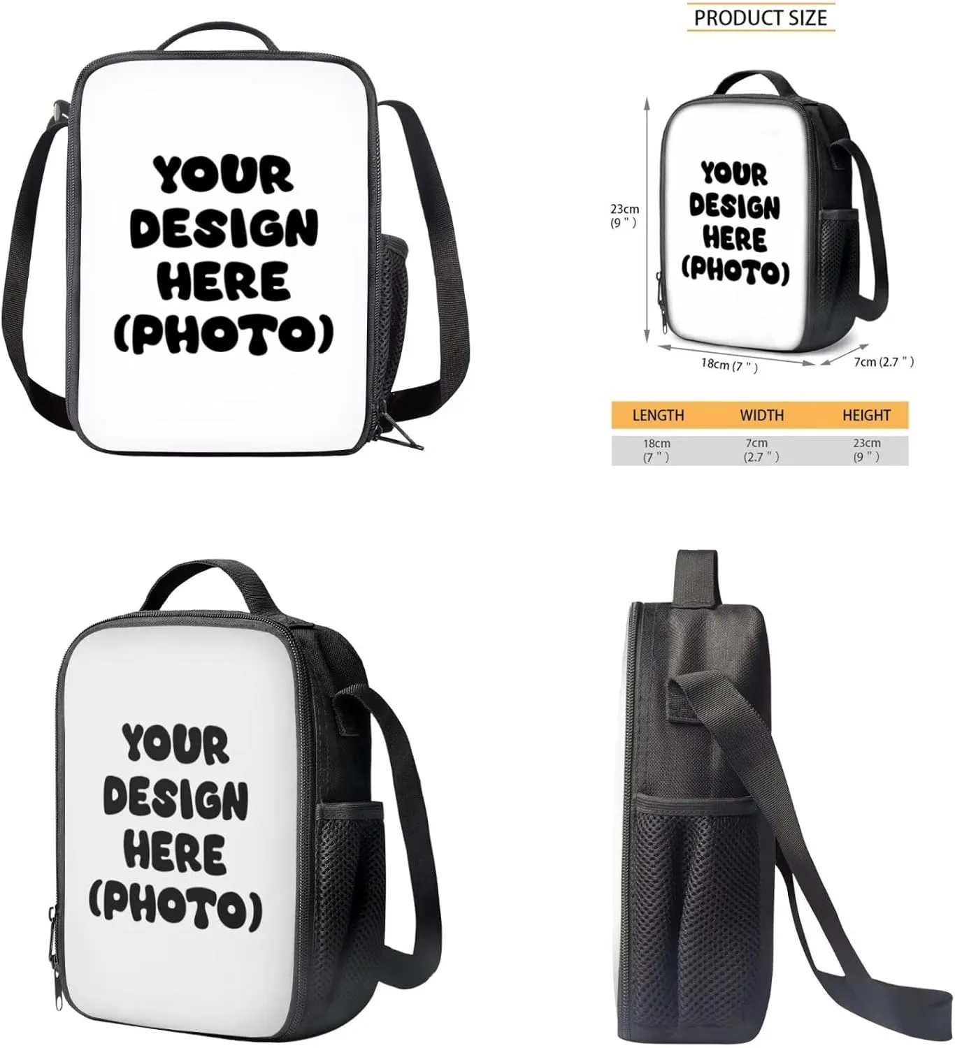 Customized School Bags for Girls 7-10 with Lunch Bag Keychain with Strap and Zipper Pencil Pouch Ergonomic Decompression 4 In 1 for Kids School Bag Book Bag Set 17 Inch