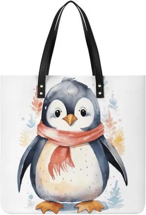 Cute Cartoon Animal Large Leather Handbags Women Fashion Handbag Multifunctional Travel Bag It Is A Great Gift for Mothers, Teachers, Friends, Bridesmaids