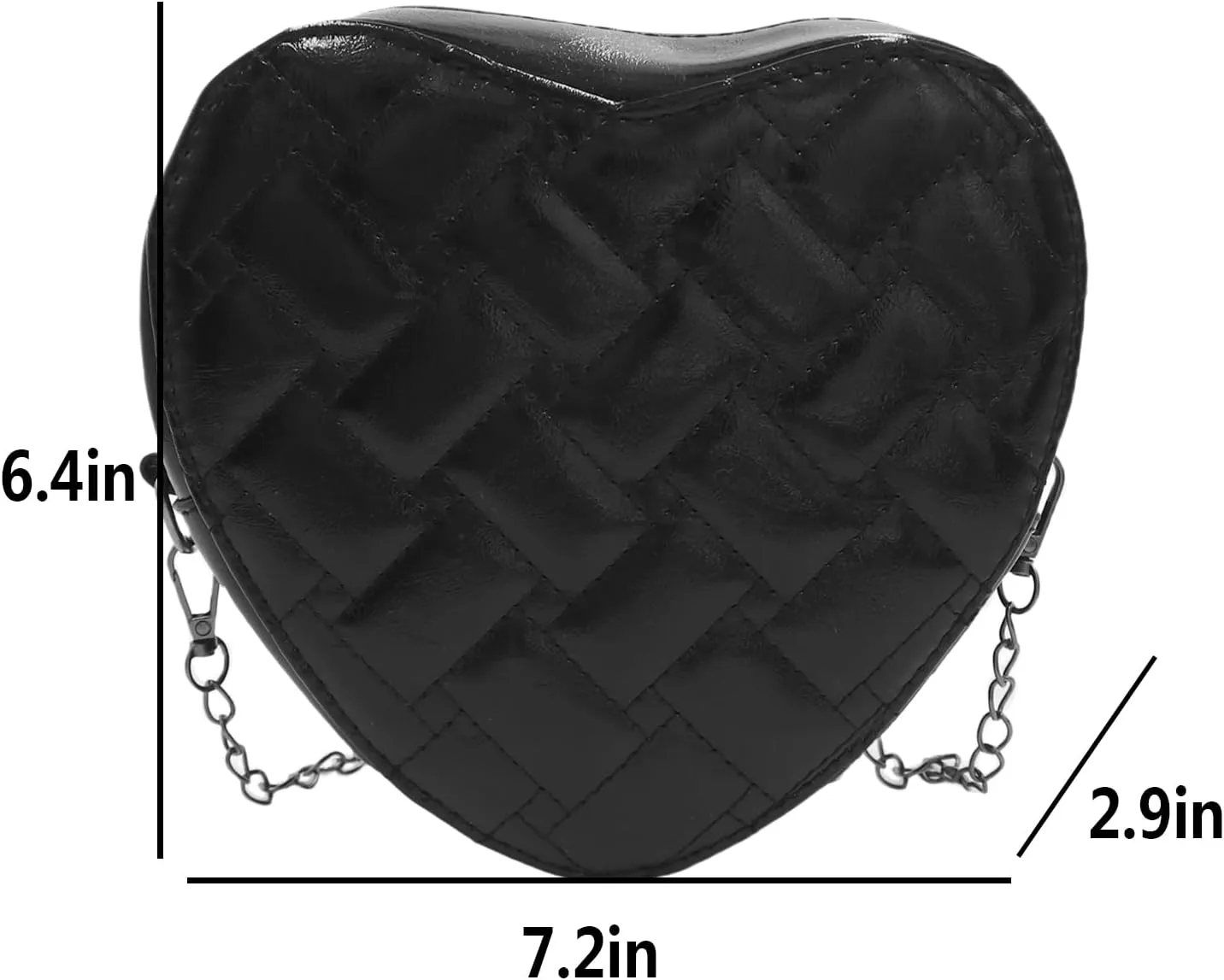 Cute Heart Shape Shoulder Bag Crossbody Handbags Coin Change Purse for Little Girls Toddlers
