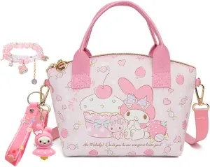 Cute Mini Crossbody Bag Purse, Handbag with Adjustable Shoulder Strap and Bracelet, Shoulder Bag for Women Girls