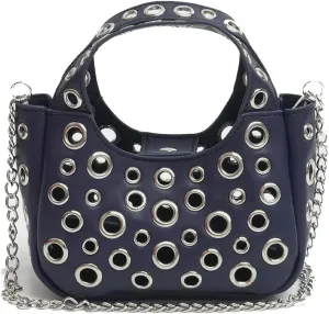 Cute Purse Studded Punk Purses Going Out Y2K Leather Shoulder Bag Everyday Vintage Handbag Aesthetic Purses