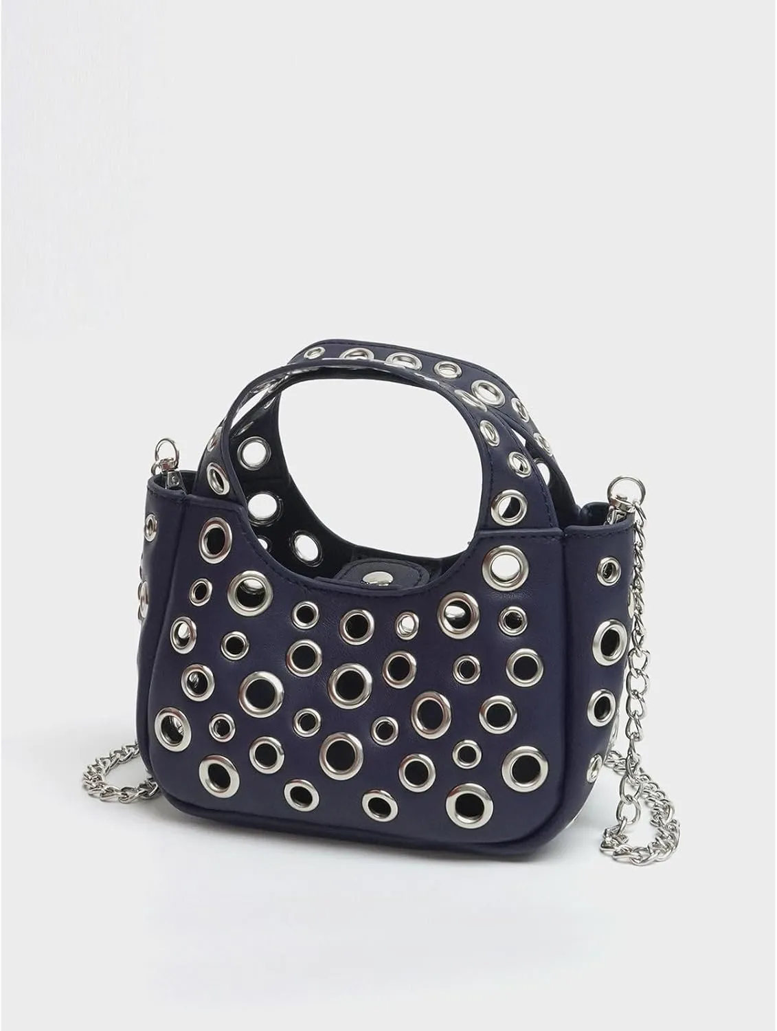 Cute Purse Studded Punk Purses Going Out Y2K Leather Shoulder Bag Everyday Vintage Handbag Aesthetic Purses