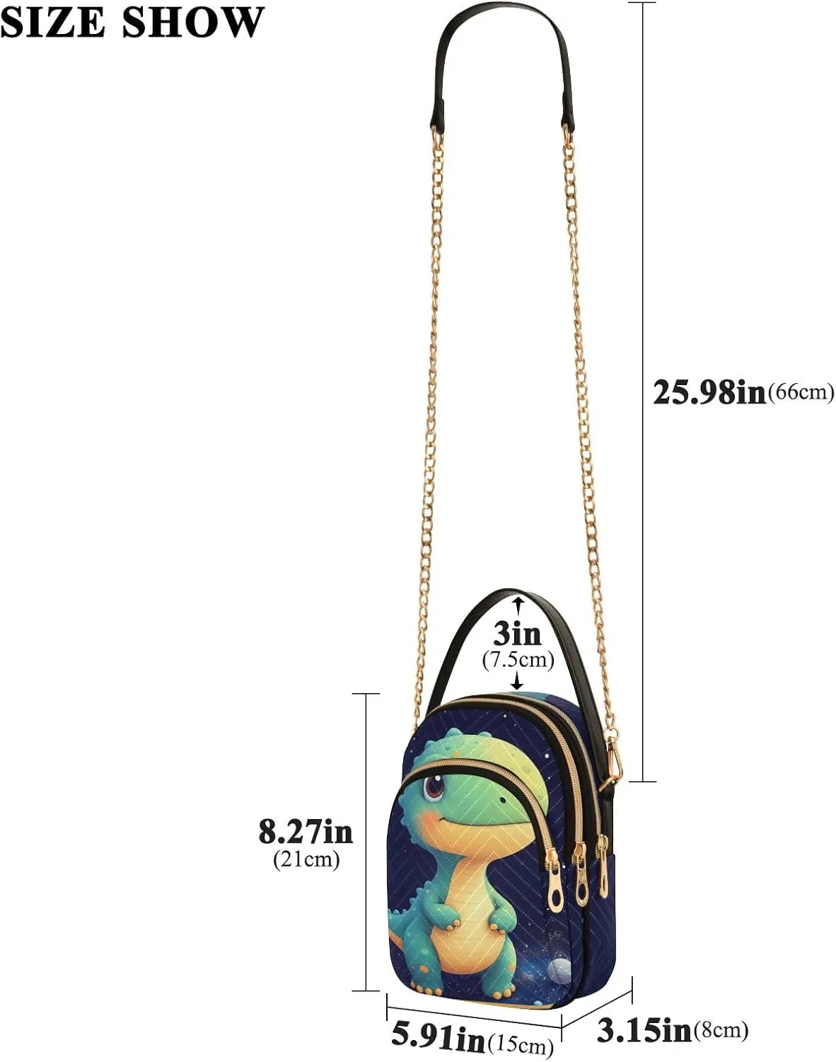 Cute Quilted Crossbody Bag Small Shoulder Purse Women's Handbags Phone Purse with Chain